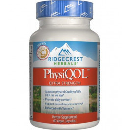 RidgeCrest Herbals PhysiQOL Для ліквідації хронической втоми 60 капсул (RCH566)