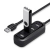 Vention VAS-J43 USB Hub 4-Port 2.0 Black, 0.5 m (VAS-J43-B050) - зображення 1