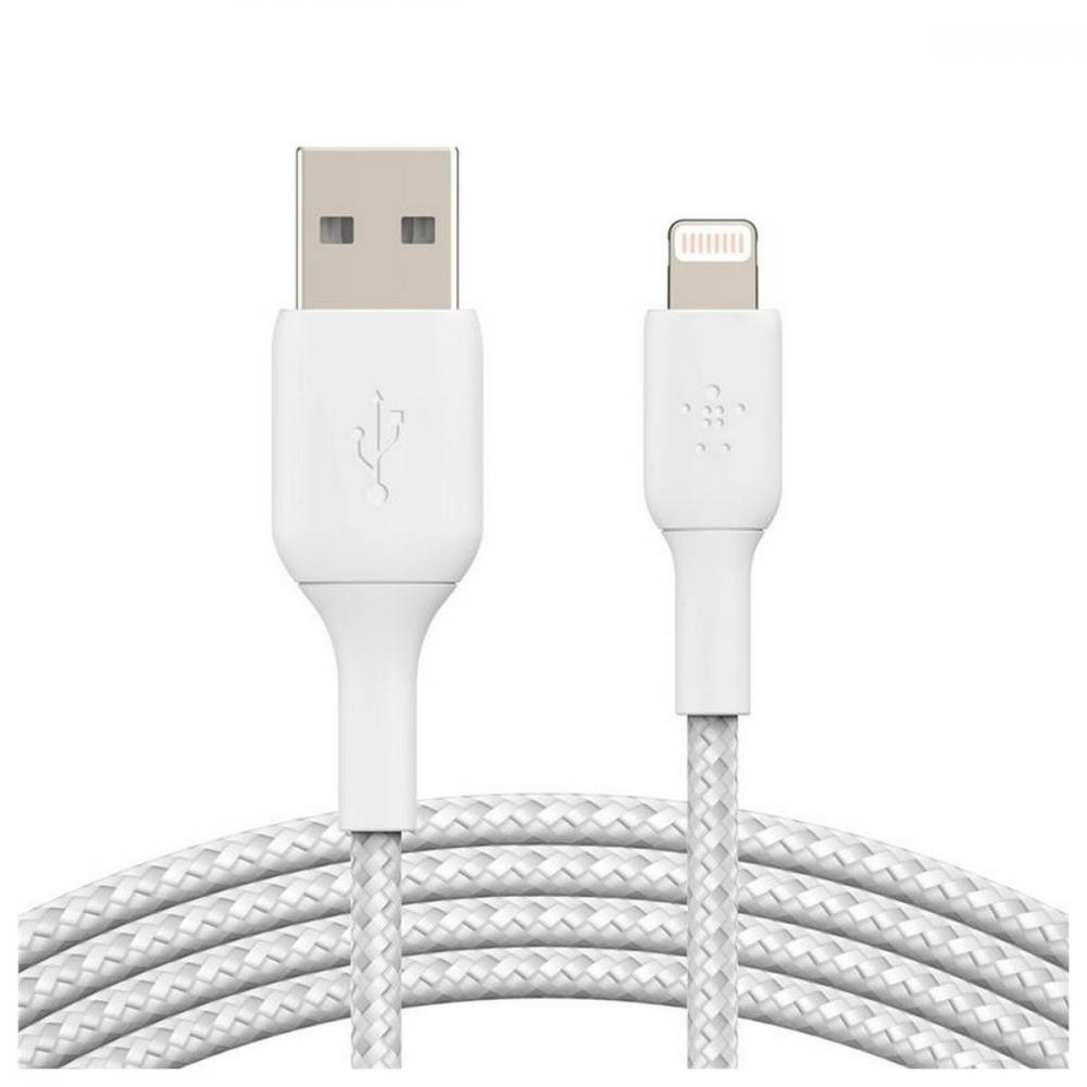 Belkin USB-A - Lightning 2m White (CAA002BT2MWH) - зображення 1