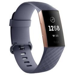 Fitbit Charge 3 Rose Gold/Blue Gray FB409RGGY - зображення 1