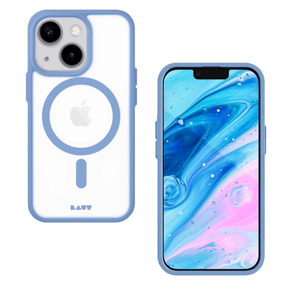 LAUT HUEX PROTECT with MagSafe IMPKT Cell Technology for iPhone 14 Plus, Ocean Blue (L_IP22C_HPT_BL) - зображення 1
