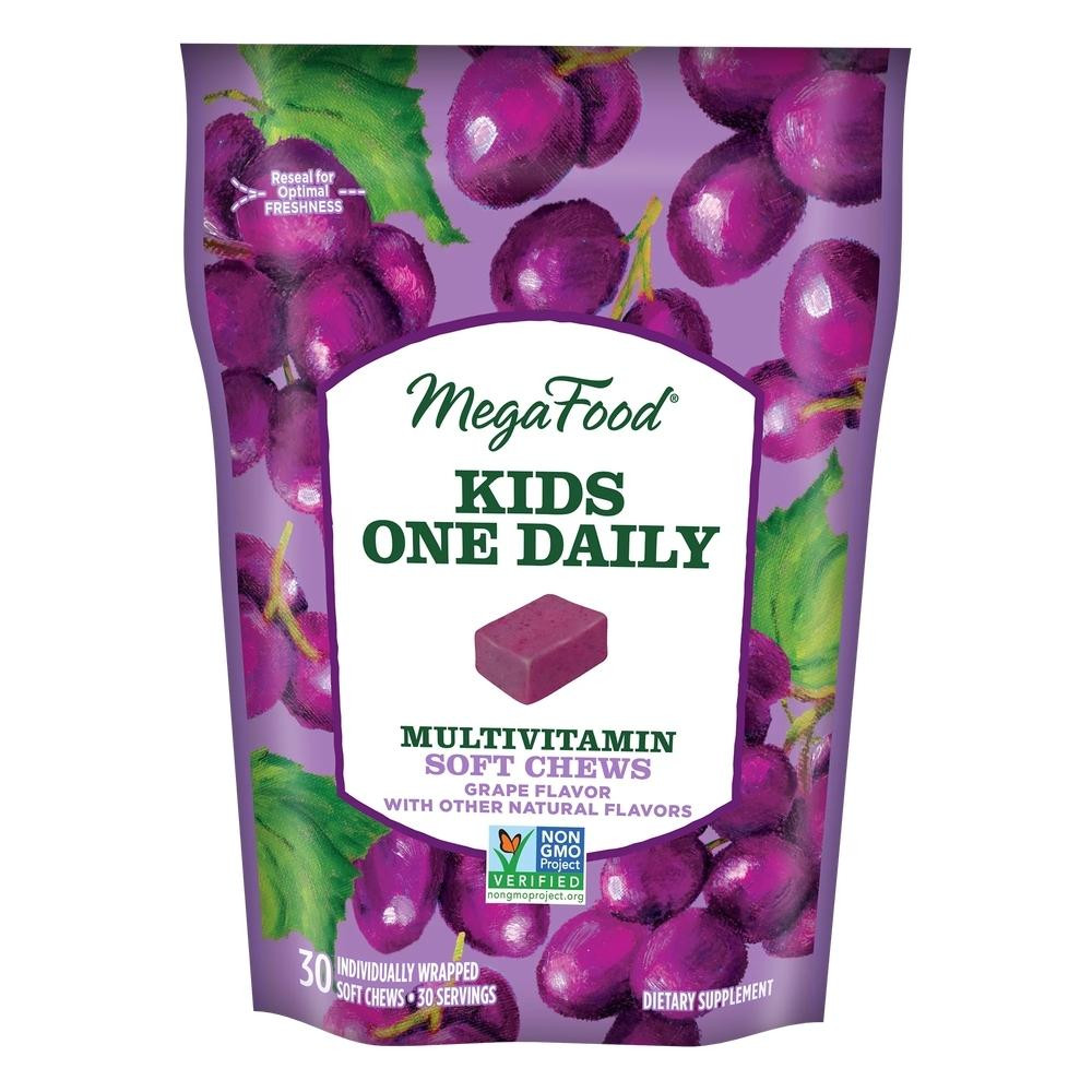 MegaFood Kids One Daily Multivitamin 30 желейок виноград - зображення 1