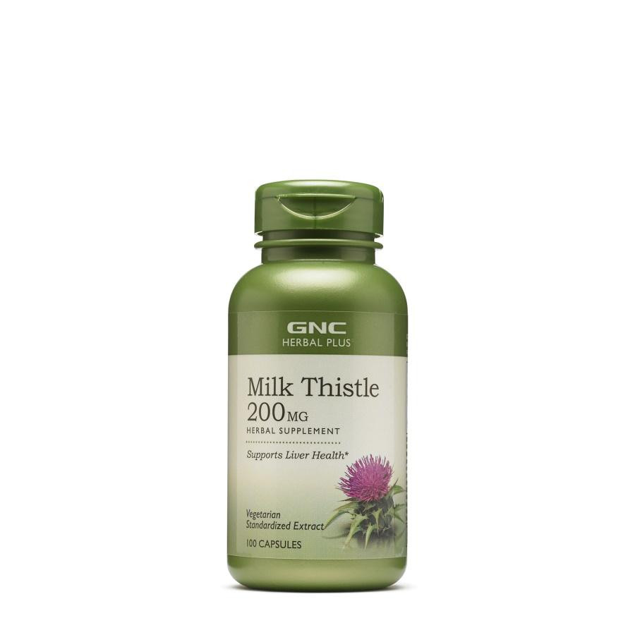 GNC Herbal Plus Milk Thistle 200 mg 100 капсул - зображення 1