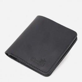 SHVIGEL Шкіряне портмоне  leather-16600 Чорне