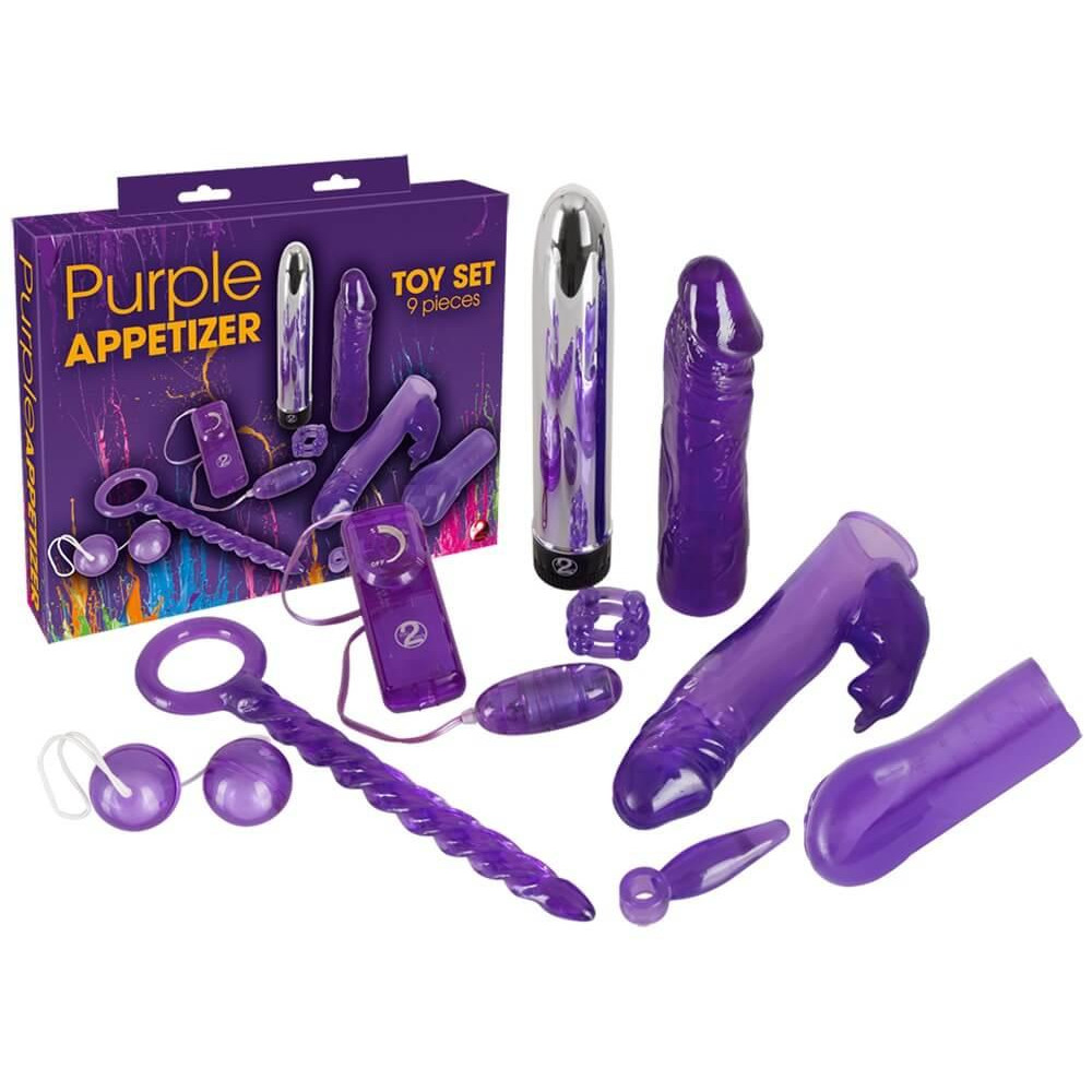 Orion Набор из 9 игрушек Purple Appetizer Toy Set, фиолетовый (4024144588718) - зображення 1