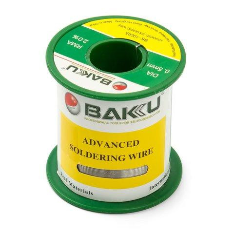 Baku BK-10005, Sn 97%, Ag 0.3%, Cu 0.7%, flux 2%, 0,5 мм, 50 г - зображення 1