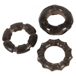 Orion Stretchy Cockrings, Black (4024144524075)