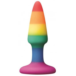 NS Novelties Colours Pleasure Mini Plug Pride Edition, райдужна (657447100772)