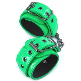 NS Novelties Electra Play Things Wrist Cuffs, салатові (657447105098)