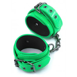 NS Novelties Electra Play Things Ankle Cuffs, салатові (657447105128)