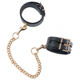 Guilty Pleasure Premium Collection Ankle Cuffs With Chain, black (8719632679738)