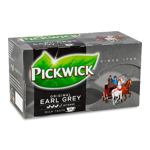 Pickwick Чай чорний  Earl Grey з ароматом бергамота, 20*2 г (8711000564301) - зображення 1