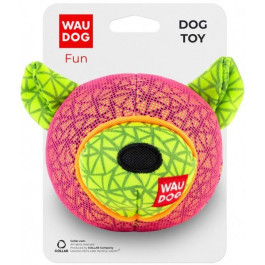 WAUDOG Игрушка для собак  Fun "Мишка" 12х11 см Розовая (62057)