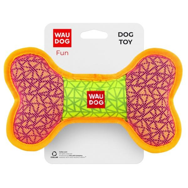 WAUDOG Игрушка для собак  Fun "Кость" 20х12 см Розовая (62087) - зображення 1