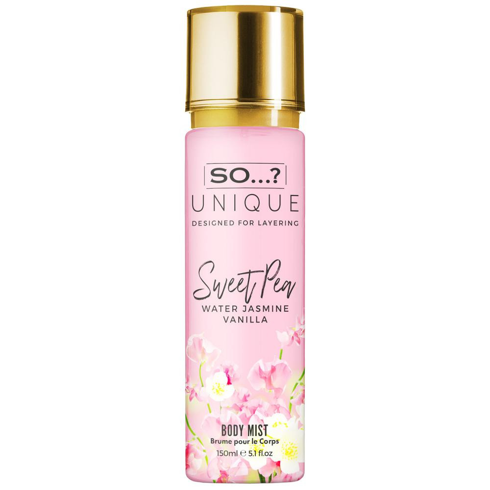 So...? Спрей для тіла Соу Unique Sweet Pea Body Mist So...? 150 мл - зображення 1