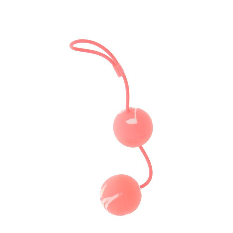 SevenCreations Вагинальные шарики Oscilating Duo Balls, розовые (4890888124488) - зображення 1