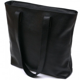 SHVIGEL Шкіряна універсальна жіноча сумка  16354 Чорна