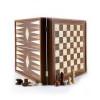Manopoulos Набор Шахматы + шашки классические, в деревянном футляре, коричневый, 39 x 39 см, 3.6 кг (STP36E) - зображення 2