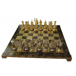 Manopoulos Шахматы Греко-Римская война в деревянном футляре 44х44 см Синие (S11BLU)