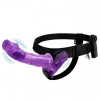 Baile Ultra Passion Harness Dual Penis Strap On, фиолетовый (6959532324907) - зображення 2