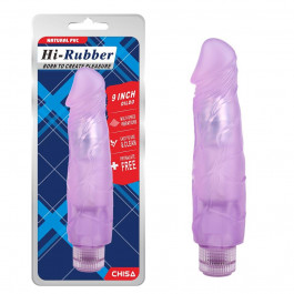 Chisa Novelties Hi-Rubber 9 Inch Dildo, фиолетовый (759746154545) CH15454