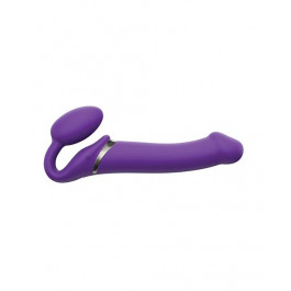 Strap-On-Me Безремневой страпон с вибрацией Strap-On-Me Vibrating Bendable Strap-On L, фиолетовый (3700436013939