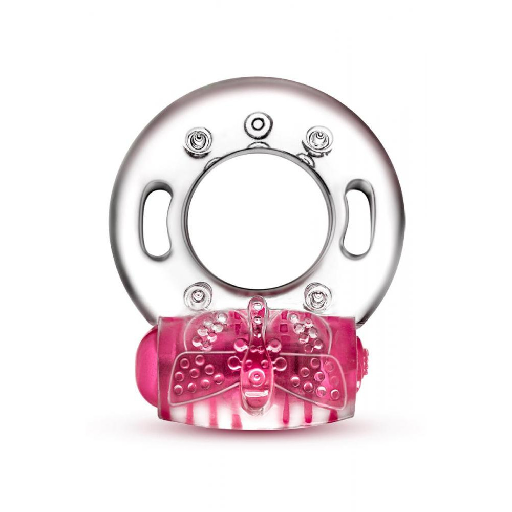 Blush Novelties Play With Me Arouser Vibrating C-Ring, Pink (850002870473) - зображення 1