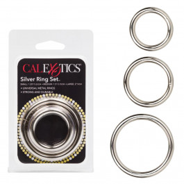 California Exotic Novelties Silver Ring Set, Silver (716770004413)