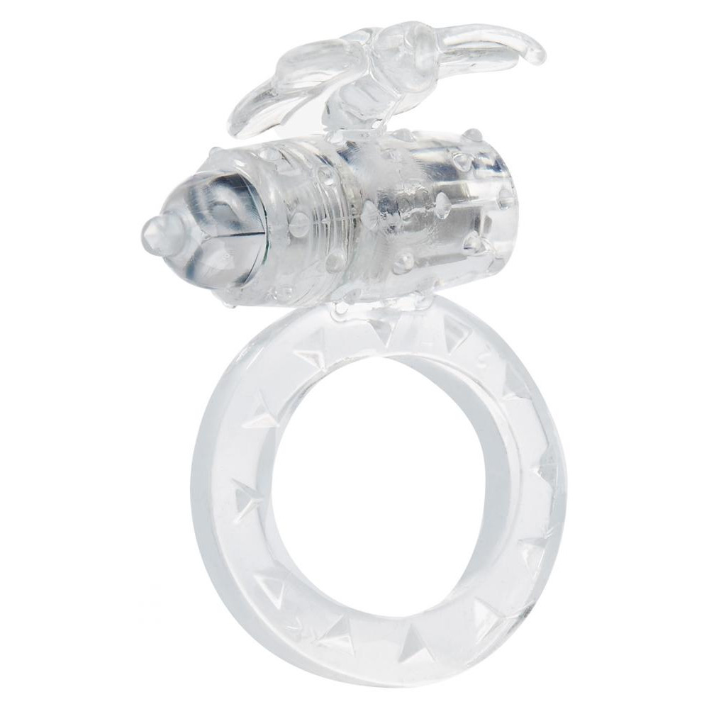 Toy Joy Виброкольцо Flutter Ring, прозрачное (8713221056924) - зображення 1