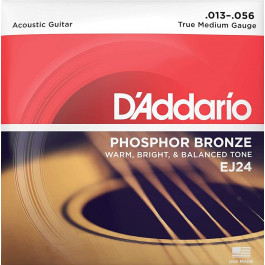   D'Addario Комплект струн для акустической гитары EJ24