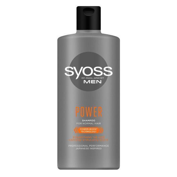 Syoss Шампунь  Men Power с Кофеином для нормальных волос 440 мл (9000101277395) - зображення 1