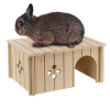 Ferplast Wodden House Rabbit - Деревянный домик для кроликов 33х23.6х16 см (84646099) - зображення 1