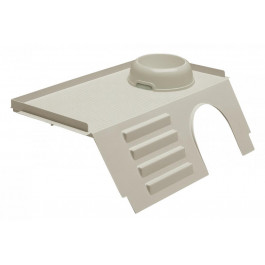 Ferplast For Base White Bowl Подставка для кормушки для грызунов с лестницей и миской 44x26x15 см (93243021)