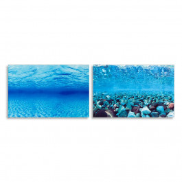 Ferplast Двусторонний аквариумный фон BLU 9041 Background с рисунком растения/кораллы, 60x40 см (69041000)