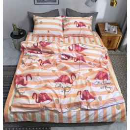 Zastelli Комплект постільної білизни  Двоспальний 175x210 Flamingo бязь (2500000992018)