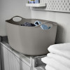 IKEA TORKIS кошик для білизни flexi, всередині / зовні, сірий (604.943.72) - зображення 4