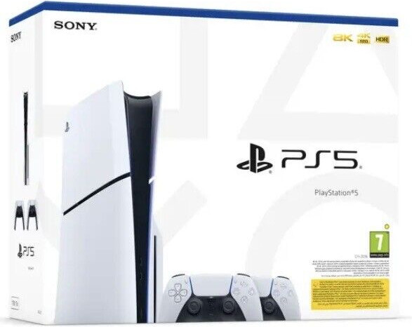 Sony PlayStation 5 Slim 1TB + DualSense Wireless Controller (1000042051) - зображення 1