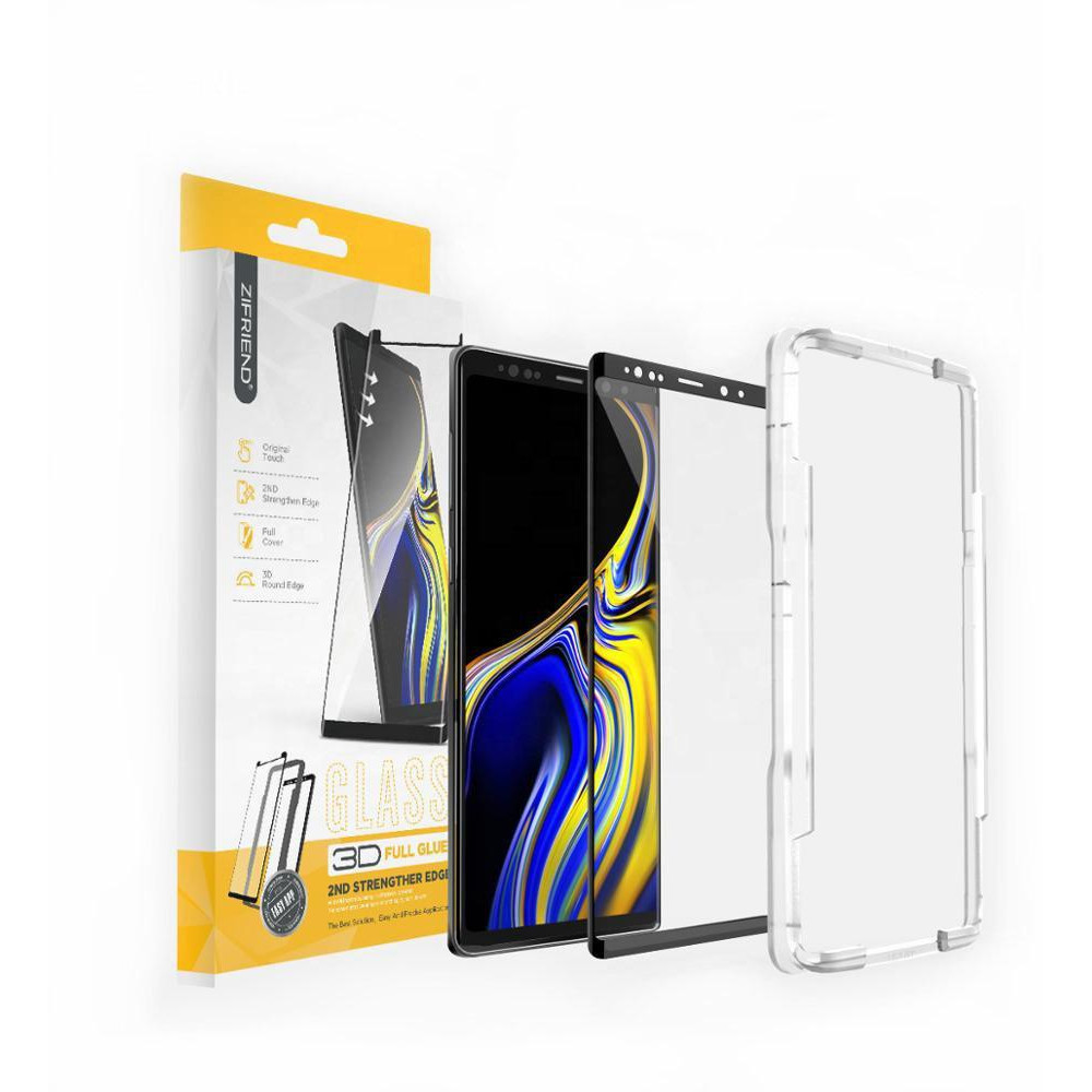 ZiFriend Защитное стекло Full Glue Cover для Samsung Galaxy Note 8 N950 Black (703309) - зображення 1
