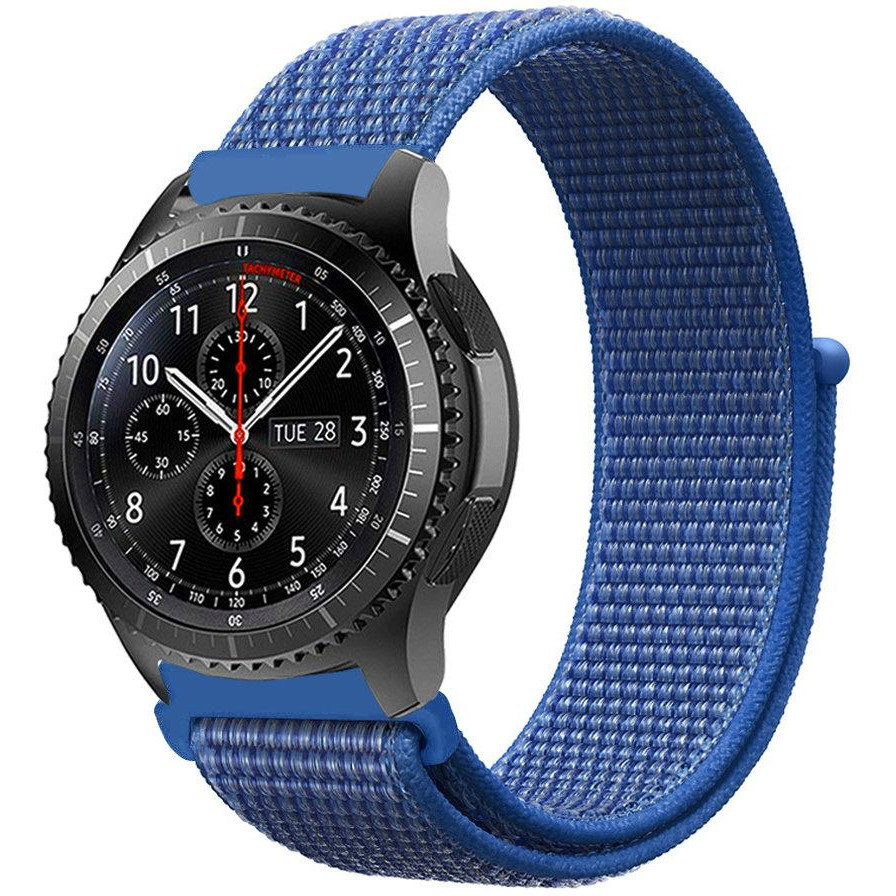 BeCover Змінний ремінець для розумного годинника Nylon Style для Huawei Watch GT 2 42mm (705839) Blue - зображення 1
