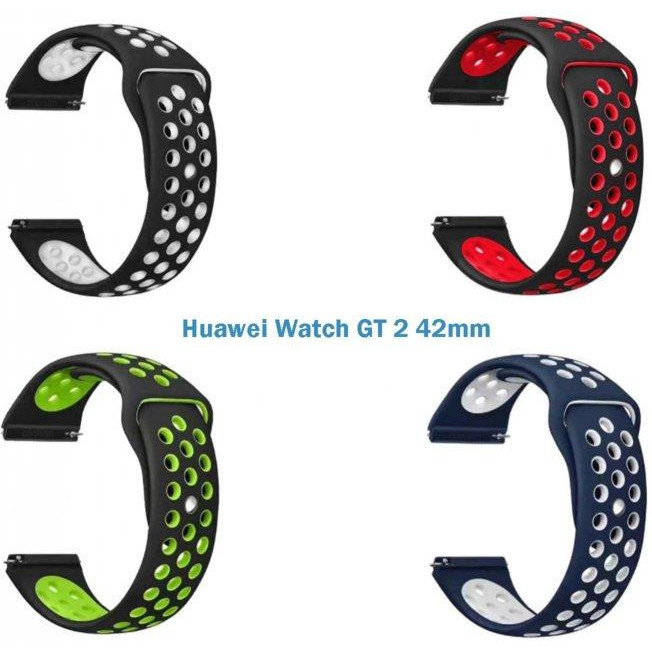 BeCover Набор ремешков 4 цвета Vents Style  для Huawei Watch GT 2 42mm Boy (706531) - зображення 1
