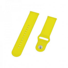   BeCover Силіконовий ремінець для LG Watch Sport W280A Yellow (706221)