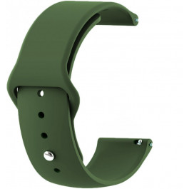 BeCover Силіконовий ремінець для LG Huawei Watch GT 2 42mm Green (706247)