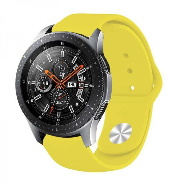 BeCover Силіконовий ремінець для Garmin Vivoactive 3/3 Music / Vivomove HR / Vivomove Yellow (706301) - зображення 1