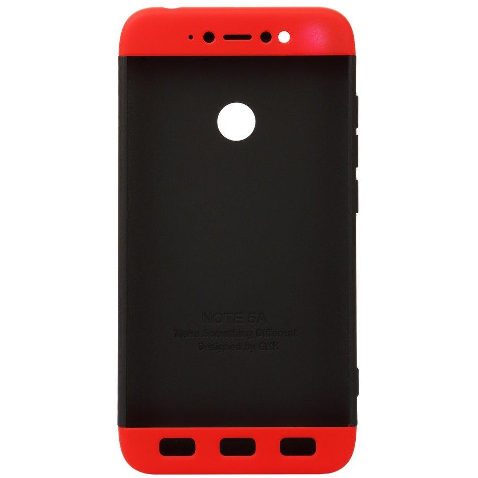 BeCover Super-protect Series для Xiaomi Redmi Note 5A Black-Red (701870) - зображення 1
