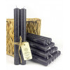 Plamis Свічки столові з пальмового воску  Чорний 20 шт (S-22200/20-26) - зображення 1