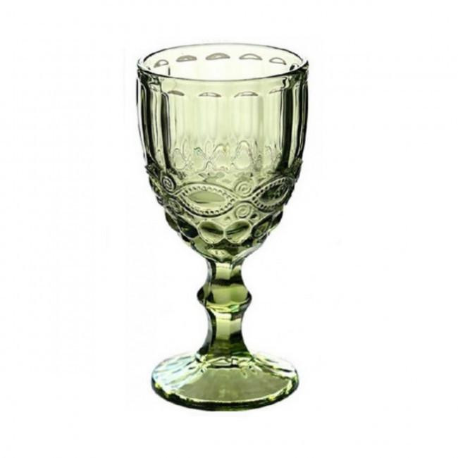 Helios Набір бокалів для вина  "Смарагд" 6 шт. 240 мл, кольорове скло (6443) - зображення 1