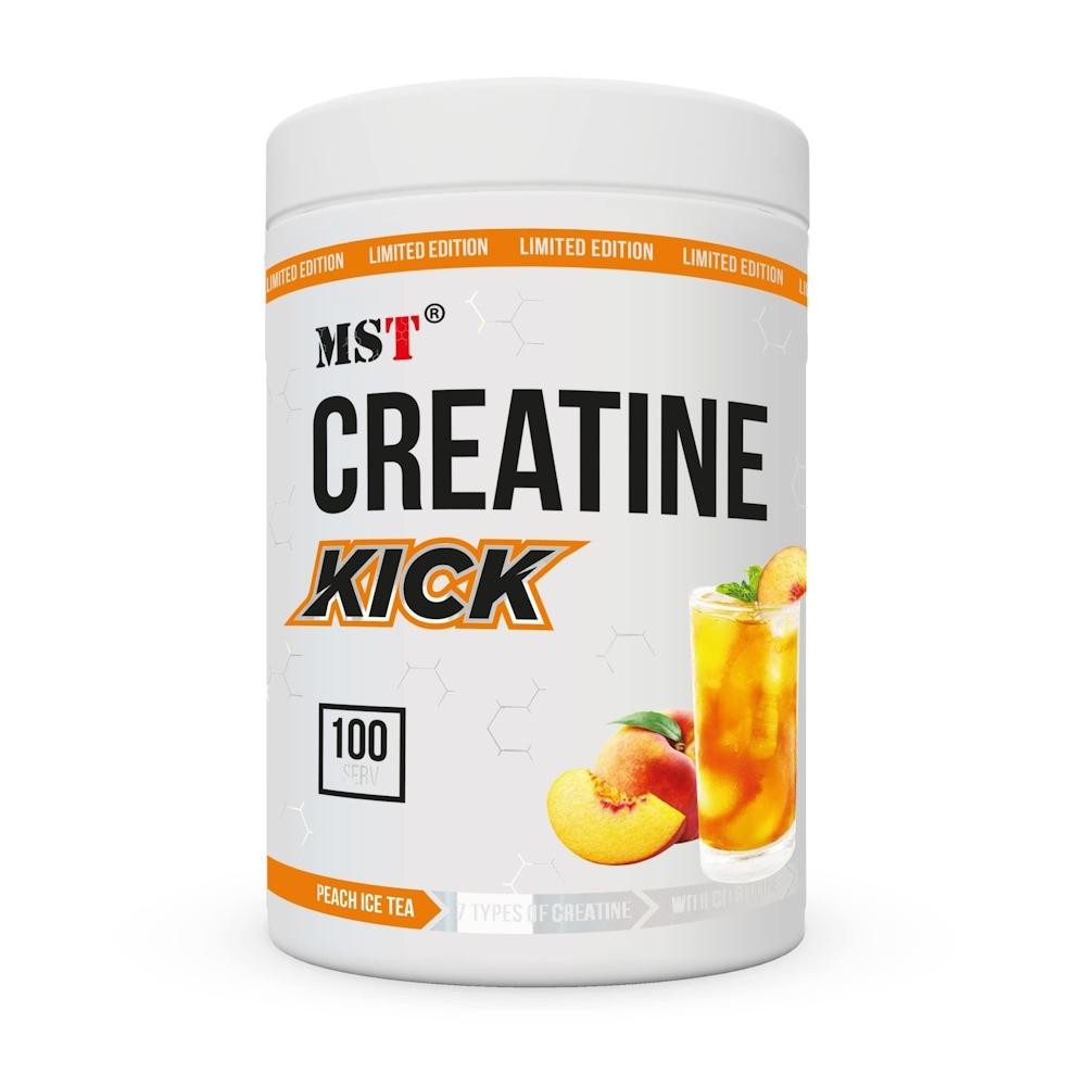 MST Nutrition Creatine Kick 1000 g /100 servings/ Peach Ice Tea - зображення 1