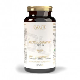 Evolite Nutrition Acetyl L-Carnitine + Green Tea 100 вег. капсул