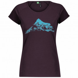 Scott футболка  W DEFINED DRI GRPH фіолетовий Жіноча / розмір XL