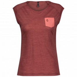 Scott футболка  W DEFINED MERINO червоний Жіноча / розмір XL